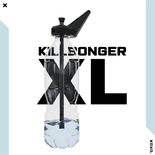 KILLBONGER XL Portable Detachable Universal Bottle Bong (Black)