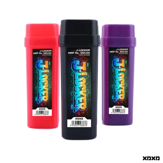 J-Locker Cigarette/Joint Holder with Separate Lighter Compartment (Black)