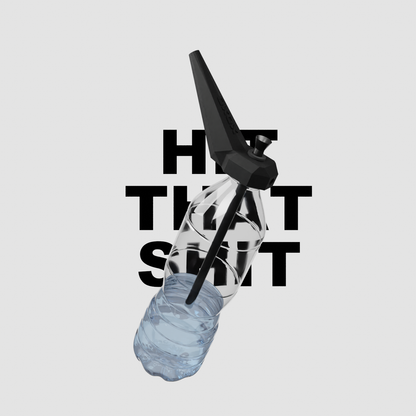 KILLBONGER XL Portable Detachable Universal Bottle Bong (Black)