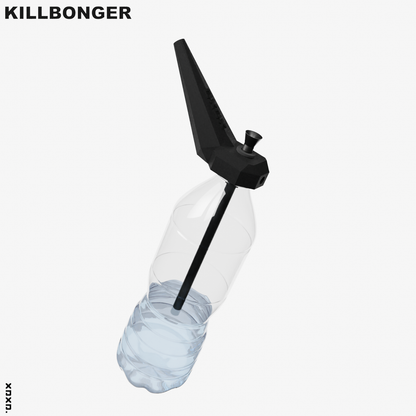 KILLBONGER XL Portable Detachable Universal Bottle Bong (Black)