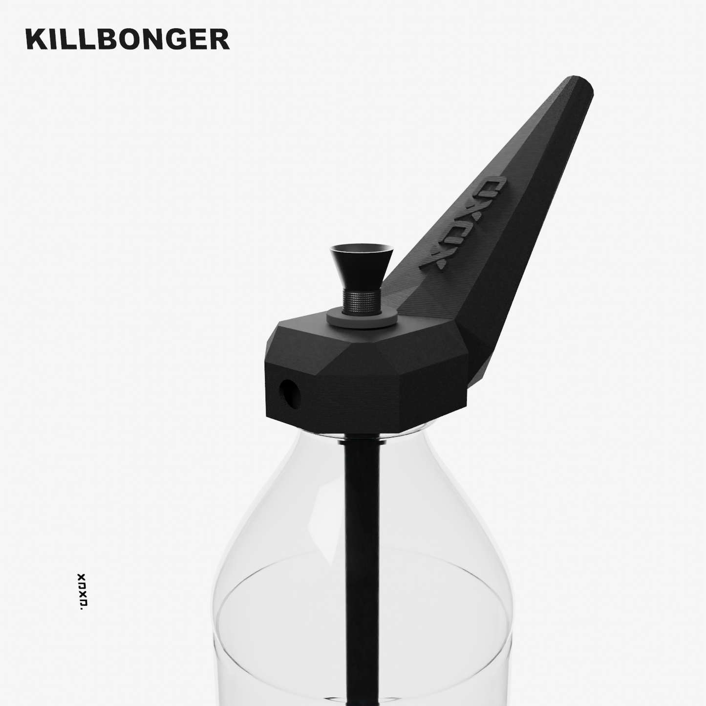 KILLBONGER XL Portable Detachable Universal Bottle Bong (Black)