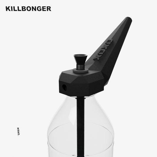 KILLBONGER XL Portable Detachable Universal Bottle Bong (Black)